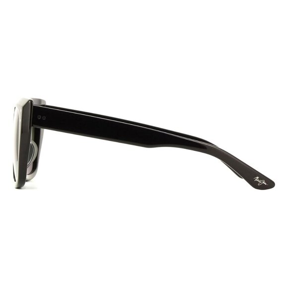New MAUI JIM Aloha Lane Black Polarised Square 893 02 Sunglasses Women - Picture 3 of 4